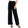 Women's Stretch Jersey Tie-Front Pull-On Wide-Leg Pants