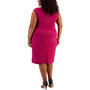 Plus Size Cap Sleeve Princess Seam Dress