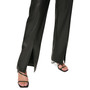 Women's Faux Leather Split-Hem Pants