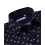 Men's Slim-Fit Geo-Print Performance Shirt