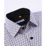 Men's Slim-Fit Geo-Print Performance Shirt