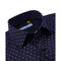 Men's Slim-Fit Geo-Print Performance Shirt