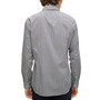 Men's Slim-Fit Structured Printed Stretch Cotton Shirt