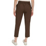 Women's Elastic-Back Cropped Pants