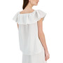 Women's On/Off-The-Shoulder Ruffle Blouse