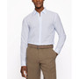 Men's Striped Slim-Fit Dress Shirt