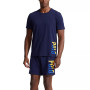 Men's Short Sleeve Sleep Shirt	& Sleep Shorts
