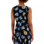 Women's Sleeveless Printed Cowl Neck Top