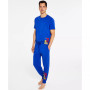 Men's Short-Sleeve Sleep Shirt & Pants Pajama Set