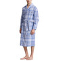 Men's Cotton Plaid Robe