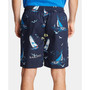 Men's Cotton Sailboat-Print Pajama Shorts