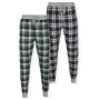 Men's Flannel Sleep Jogger Pants - 2 pack