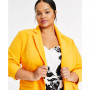 Plus Size Bi-Stretch One-Button Jacket, Created for Macy's