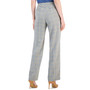 Women's Plaid Mid-Rise Straight-Leg Pants