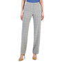 Women's Plaid Mid-Rise Straight-Leg Pants