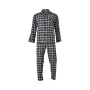 Men's Flannel Plaid Pajama Set