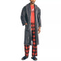 Men's Solid Shawl Robe