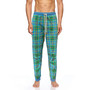 Men's Super Soft Drawstring Plaid Joggers with Pockets