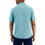 Men's Short-Sleeve Solid Textured Shirt, Created for Macy's