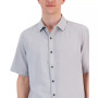 Men's Short-Sleeve Solid Textured Shirt, Created for Macy's