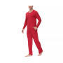 Men's Two Piece Henley Pajama Set