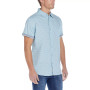 Men's Peached Poplin Short Sleeve Button Down Shirt