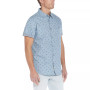 Men's Peached Poplin Short Sleeve Button Down Shirt