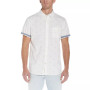 Men's Peached Poplin Short Sleeve Button Down Shirt