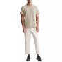 Men's Smooth Cotton Solid Crewneck T-Shirt