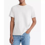 Men's Smooth Cotton Solid Crewneck T-Shirt