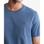 Men's Smooth Cotton Solid Crewneck T-Shirt