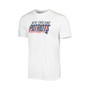 Men's Navy, White New England Patriots Downfield T-shirt and Shorts Sleep Set