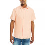 Men's Classic-Fit Solid Linen Short-Sleeve Shirt