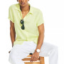 Men's Classic-Fit Solid Linen Short-Sleeve Shirt