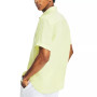 Men's Classic-Fit Solid Linen Short-Sleeve Shirt