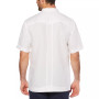 Short-Sleeve Embroidered Guayabera Shirt