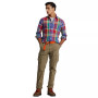 Men's Classic-Fit Plaid Oxford Shirt