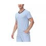 INK + IVY Heat retaining Crew neck contrast Short Sleeve Pajama Tee