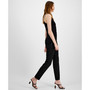 Women's Button-Detail Mid-Rise Straight-Leg Pants, Created for Macy's
