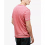 Men's Burnout Button Notch Short Sleeve Tshirt