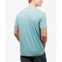 Men's Burnout Button Notch Short Sleeve Tshirt