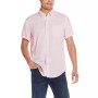 Men's Linen Cotton Slub Short Sleeve Button Down Shirt