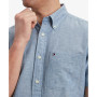 Men's Custom-Fit Porter Cotton Linen Woven Shirt