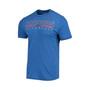 Men's Heathered Charcoal, Royal Boise State Broncos Meter T-shirt and Pants Sleep Set