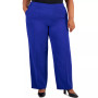 Plus Size Pull-On Stretch Crepe Pants