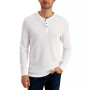 Men's Thermal Henley Shirt, Created for Macy's