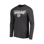 Men's Maroon and Heathered Charcoal Texas A&M Aggies Meter Long Sleeve T-shirt and Pants Sleep Set