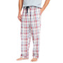 Men's Classic-Fit Plaid-Print Poplin Sleep Pants