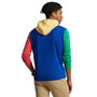 Men's Color-Blocked Jersey Hooded T-Shirt