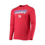 Men's Royal, Red Philadelphia 76ers Long Sleeve T-shirt and Pants Sleep Set